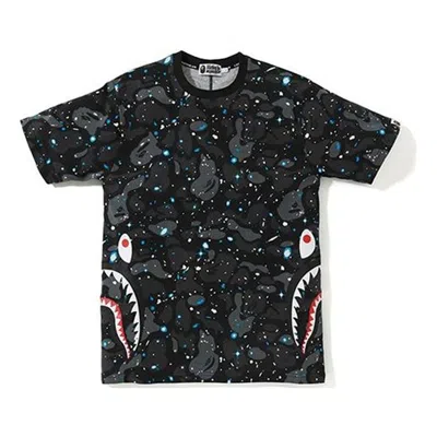 A Bathing Ape Space Camouflage Side Shark T-shirt 'black'