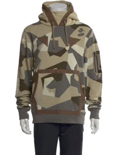 Pre-owned A Bathing Ape Splinter Camouflage Printed Hoodie In Neutral