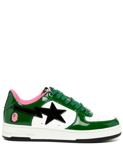 A Bathing Ape Sta #3 M1 Sneakers In Green