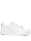 A Bathing Ape Sta #3 M2 Sneakers In White