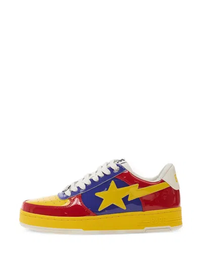 A Bathing Ape Sta #6-4 Sneakers In Red