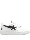 A Bathing Ape Sta Icon Sneakers In White