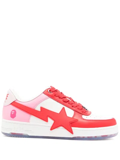 A Bathing Ape Sta Os M2 Sneakers In Pink