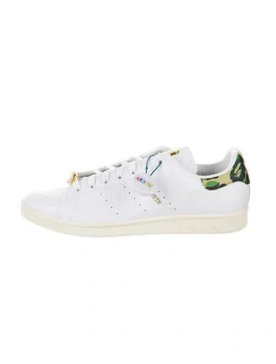 Pre-owned A Bathing Ape Stan Smith '30th Anniversary' Sneakers In White