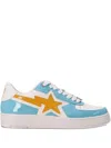 A Bathing Ape Star Lightning Sneakers In Blue