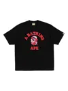 A Bathing Ape Star-logo T-shirt In Black