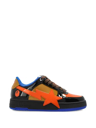 A Bathing Ape Star-motif Sneakers In Multi