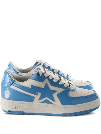 A Bathing Ape Star Motif Sneakers In Multi