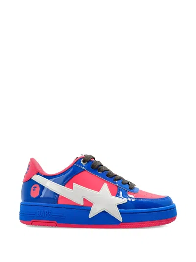 A Bathing Ape Star-motif Sneakers In Multi