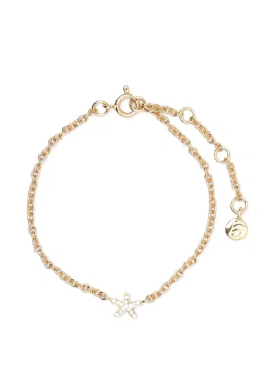 A Bathing Ape Starfish-detail Bracelet In Gold