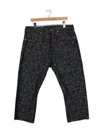 Pre-owned A Bathing Ape Straight-leg Jeans In Blue