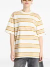 A Bathing Ape Stripe Short-sleeve T-shirt In Multi