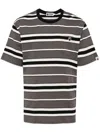 A Bathing Ape Stripe T-shirt In Black