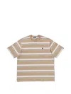 A Bathing Ape Striped T-shirt In Multi