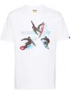 A Bathing Ape Surfing Apes T-shirt In White