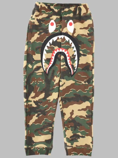 A Bathing Ape Mini Camo Shark Sweatshirt In Multi