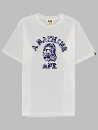 A Bathing Ape Men's Cotton Graphic T-shirt In Animal Print