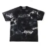 A Bathing Ape Tie Dye Loose Short Sleeve Tee 'black'
