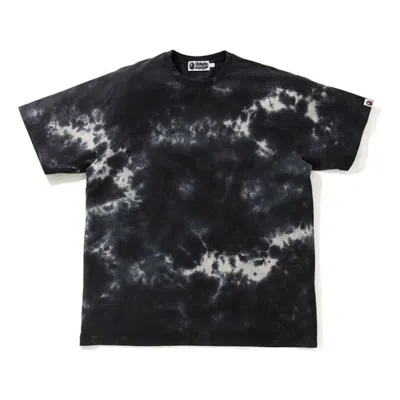 A Bathing Ape Tie Dye Loose Short Sleeve Tee 'black'