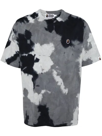 A Bathing Ape Tie Dye T-shirt In Black