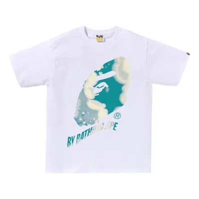 A BATHING APE A Bathing Ape Tie Dye Twist By Bathing Ape T-Shirt 'White'
