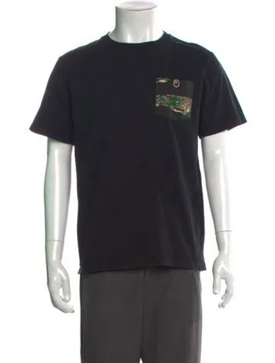 Pre-owned A Bathing Ape Tiger Camo Graphic Print T-shirt In Black