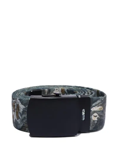 A Bathing Ape Tree Edge Camo Gi Belt In Blue