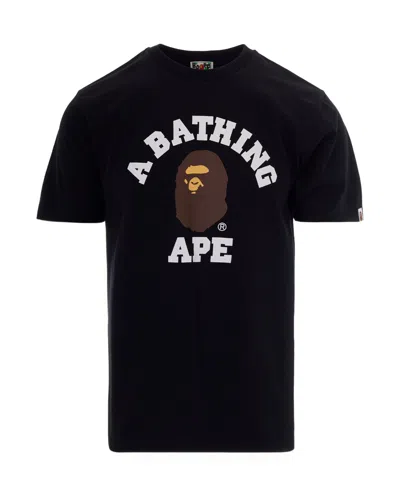 A Bathing Ape T-shirt College Black