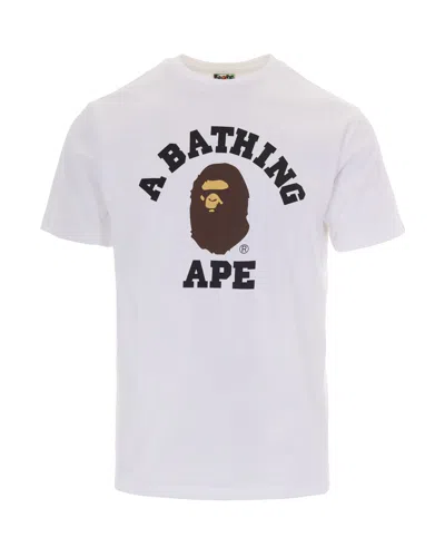 A Bathing Ape T-shirt College White