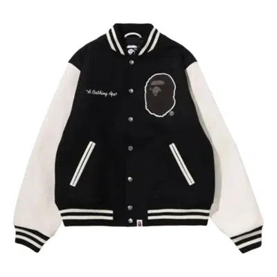 A Bathing Ape Univ Varsity Jacket 'black'