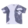 A Bathing Ape Logo-print T-shirt In Blue
