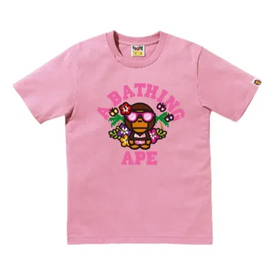 A Bathing Ape (wmns)  Lisa College Summer T-shirt 'pink'