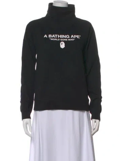 Pre-owned A Bathing Ape 'world Gone Mad' Graphic Print Top In Multi