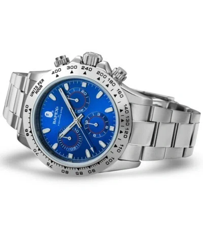 Pre-owned A Bathing Ape Wrist Watch Type 4 Bapex 2 M Blue Quartz 1j30187013 Japan