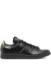 A Bathing Ape X Adidas Stan Smith Camo Trainers In Black