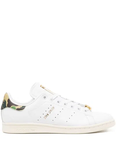 A Bathing Ape X Adidas Stan Smith Trainers In White