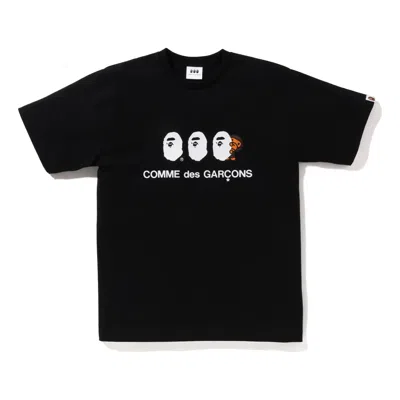 A Bathing Ape X Comme Des Garcon Osaka Baby Milo #1 T-shirt 'black'