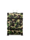 A Bathing Ape X Globe-trotter Camouflage-print Luggage In Multi