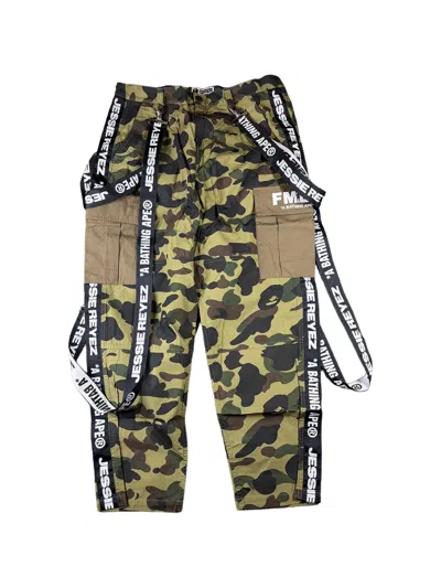 A Bathing Ape X Jessie Reyez 6 Pocket Cargo Pants In Green