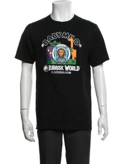 Pre-owned A Bathing Ape X Jurassic World Baby Milo Gyrosphere Graphic Print T-shirt In Black