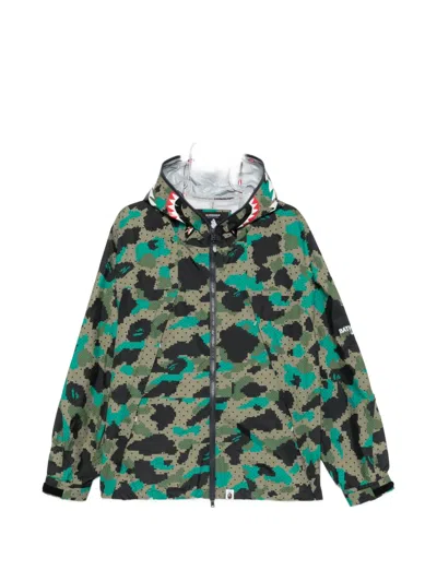 A Bathing Ape X Kazuki Kuraishi Long-sleeves Jacket In Green