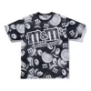 A Bathing Ape X M&ms Monochrome Full Print T-shirt 'black'