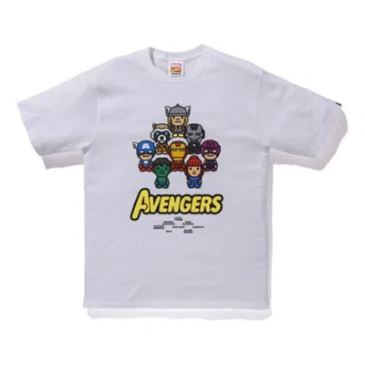 A Bathing Ape X Marvel Milo Avengers Tee 'white'
