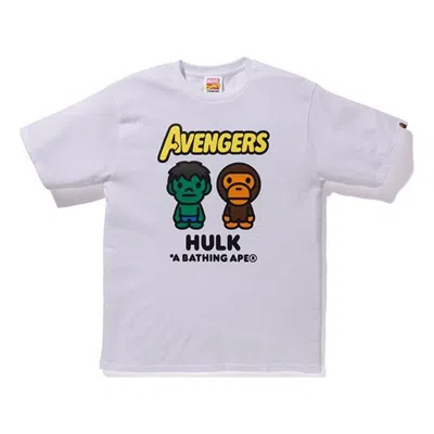 A Bathing Ape X Marvel Milo The Hulk T-shirt 'white'