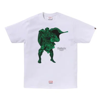 A Bathing Ape X Marvel The Fantastic 4 T-shirt 'dr.doom - White'
