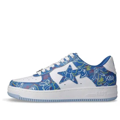 A Bathing Ape X Medicom Toy Bape Sta 'blue' In Multi