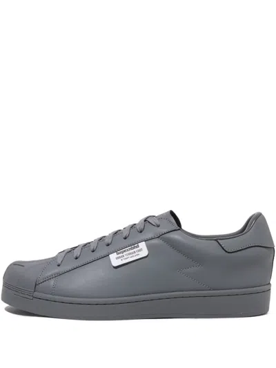 A Bathing Ape X Nbhd Skull Low-top Sneakers In Gray