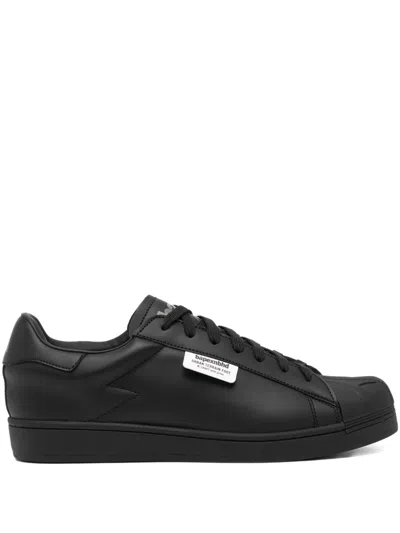 A Bathing Ape X Nbhd Trainers In Black
