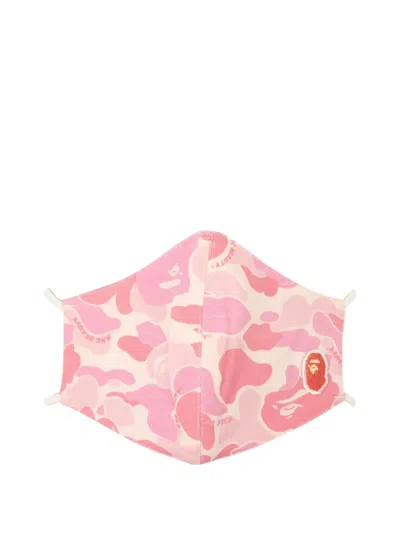 A Bathing Ape X Pink Knc Beauty Camouflage Face Mask