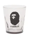 A Bathing Ape X Plakira Ape Head Glass In White